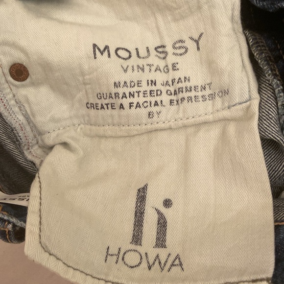 Moussy Vintage Keller Tapered, Japan, Distressed Raw Hem, 26x27, EUC, $391 MSRP - Picture 8 of 16